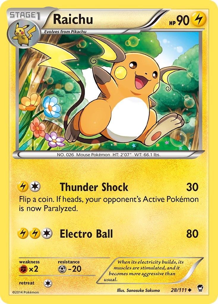 Raichu - Pokémon TCG - MoxLand