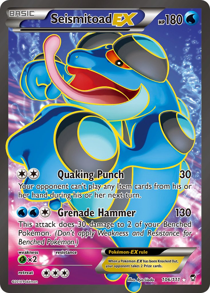 Seismitoad EX - Pokémon TCG - MoxLand