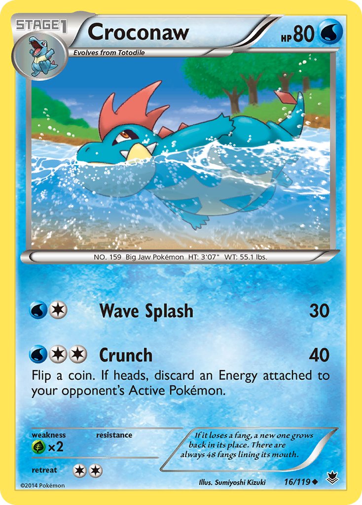 Croconaw - Pokémon TCG - MoxLand