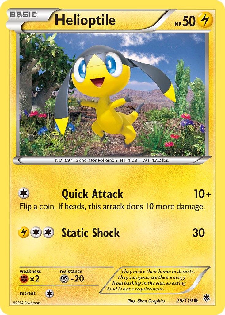 Helioptile - Pokémon TCG - MoxLand