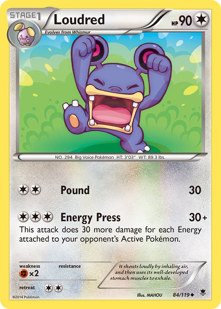 Loudred - Pokémon TCG - MoxLand