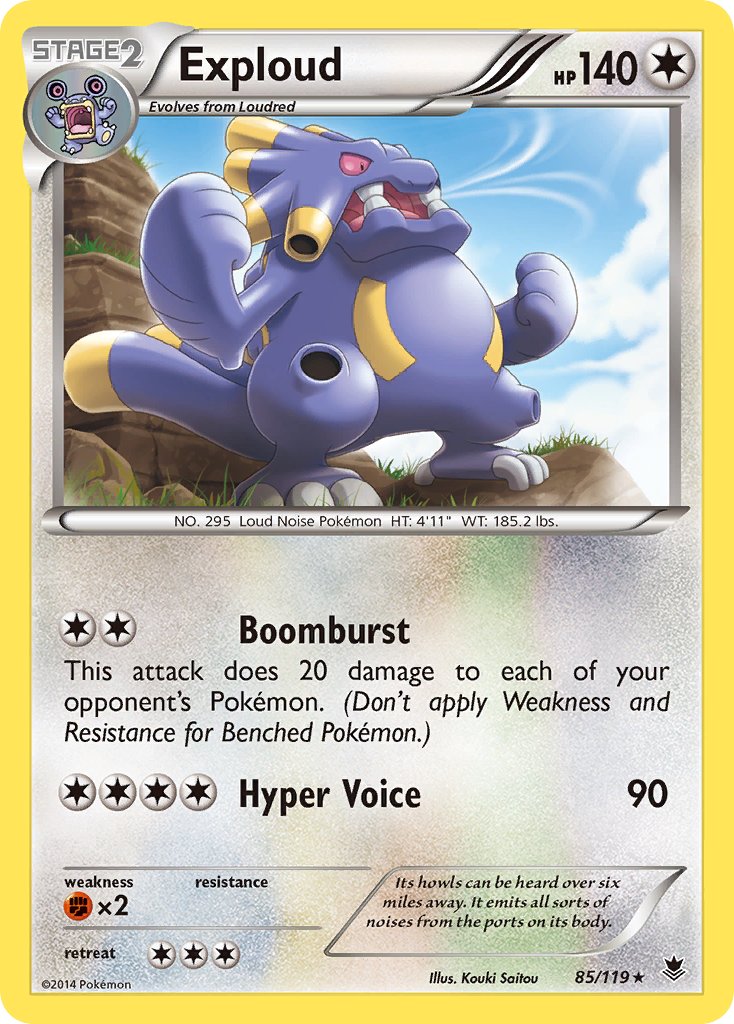 Exploud - Pokémon TCG - MoxLand