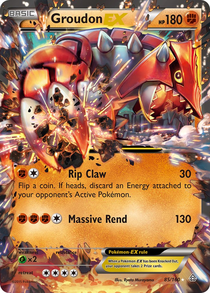 Groudon EX - Pokémon TCG - MoxLand