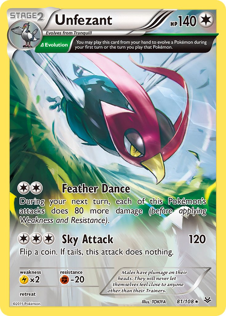 Unfezant - Pokémon TCG - MoxLand