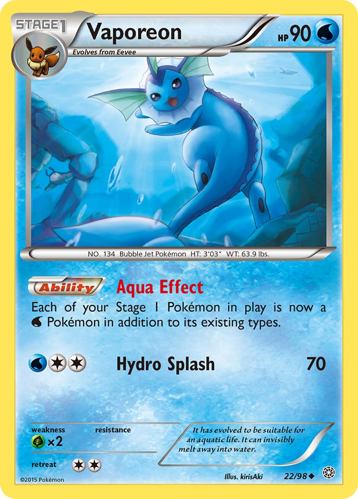 Vaporeon - Pokémon TCG - MoxLand