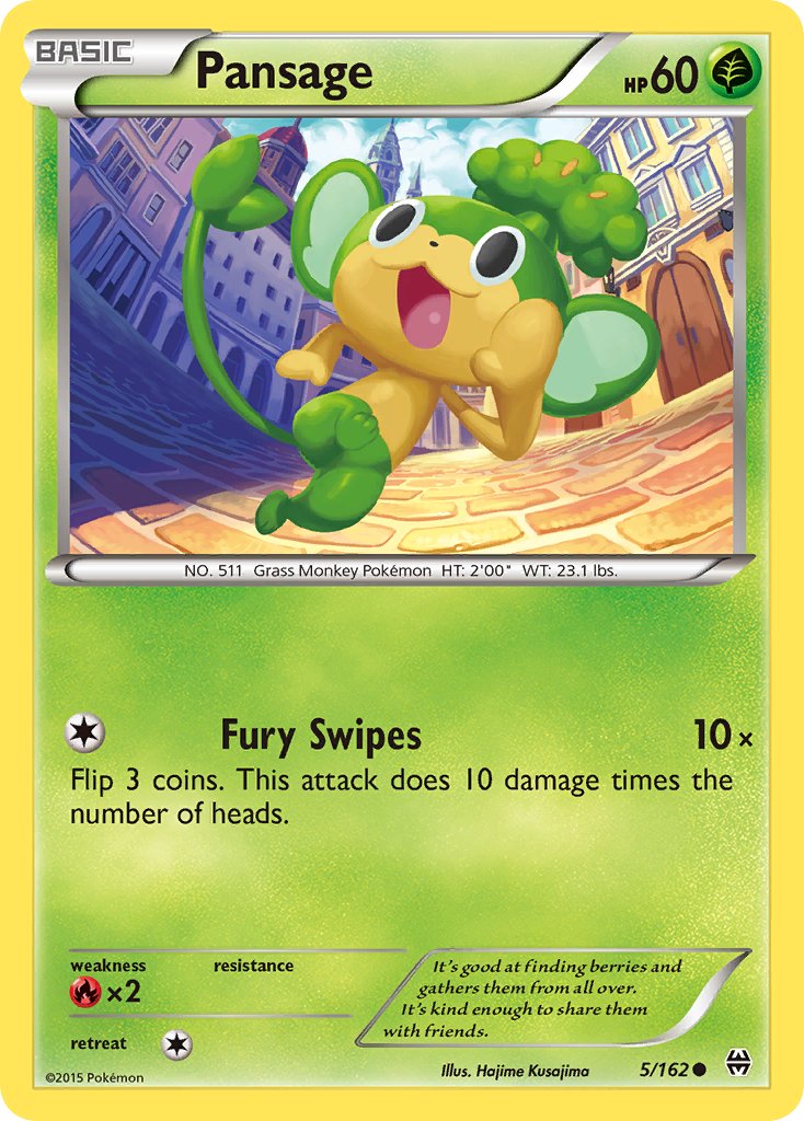 Pansage - Pokémon TCG - MoxLand