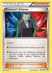 Esquema do Giovanni - Pokémon TCG - MoxLand