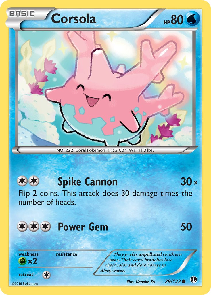 Corsola - Pokémon TCG - MoxLand