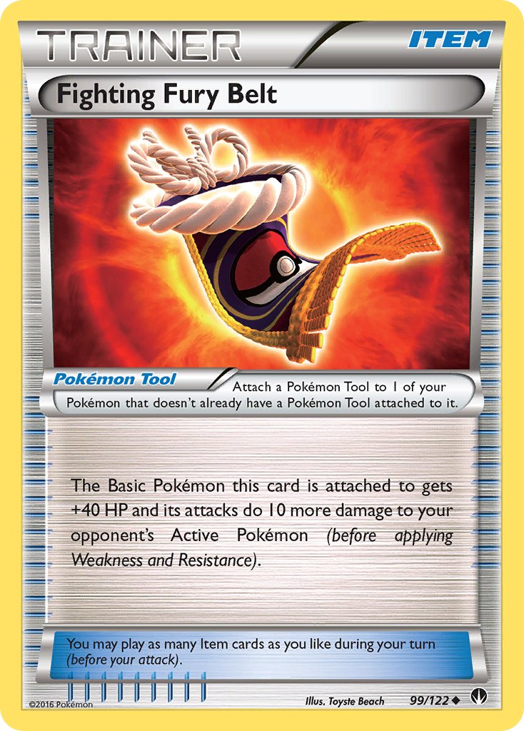 Cinto de Luta Furiosa - Pokémon TCG - MoxLand