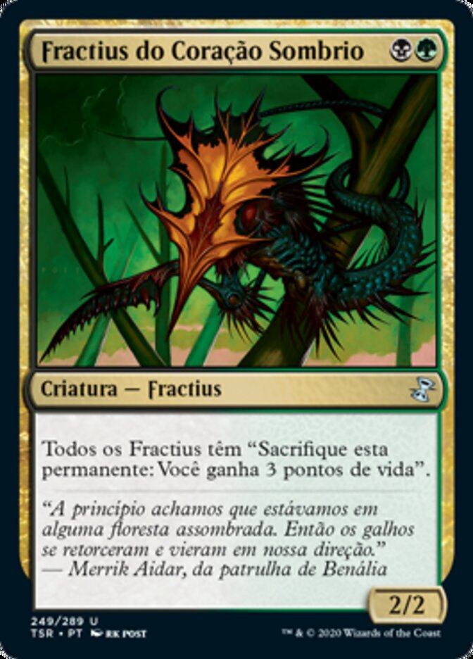 Fractius do Coração Sombrio / Darkheart Sliver - Magic: The Gathering - MoxLand