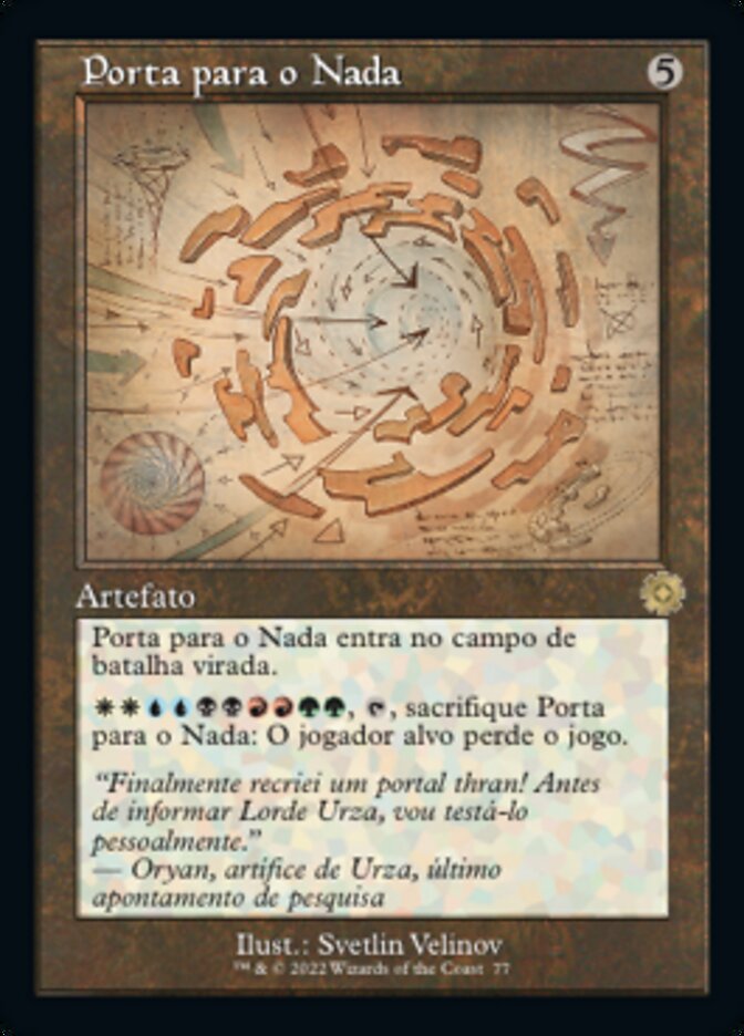 Porta para o Nada / Door to Nothingness - Magic: The Gathering - MoxLand