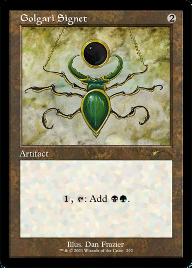 Sinete Golgari / Golgari Signet - Magic: The Gathering - MoxLand