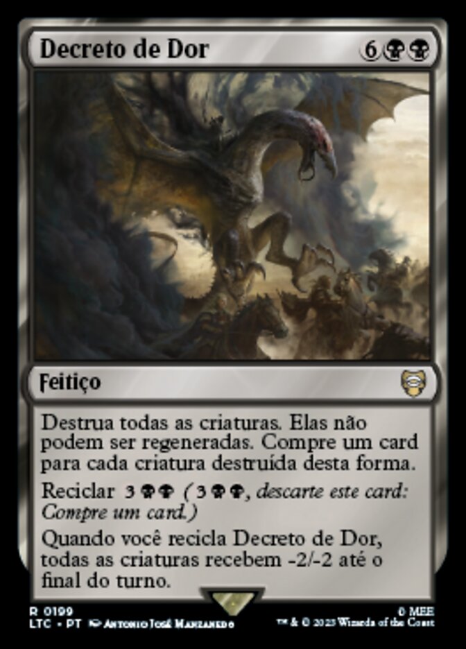 Decreto de Dor / Decree of Pain - Magic: The Gathering - MoxLand