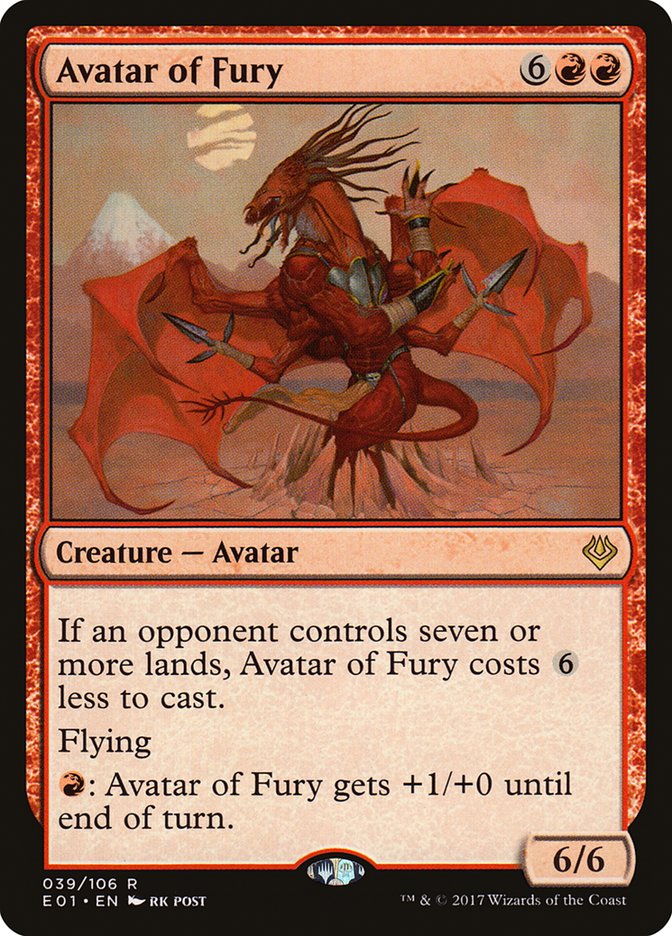 Avatar da Fúria / Avatar of Fury - Magic: The Gathering - MoxLand