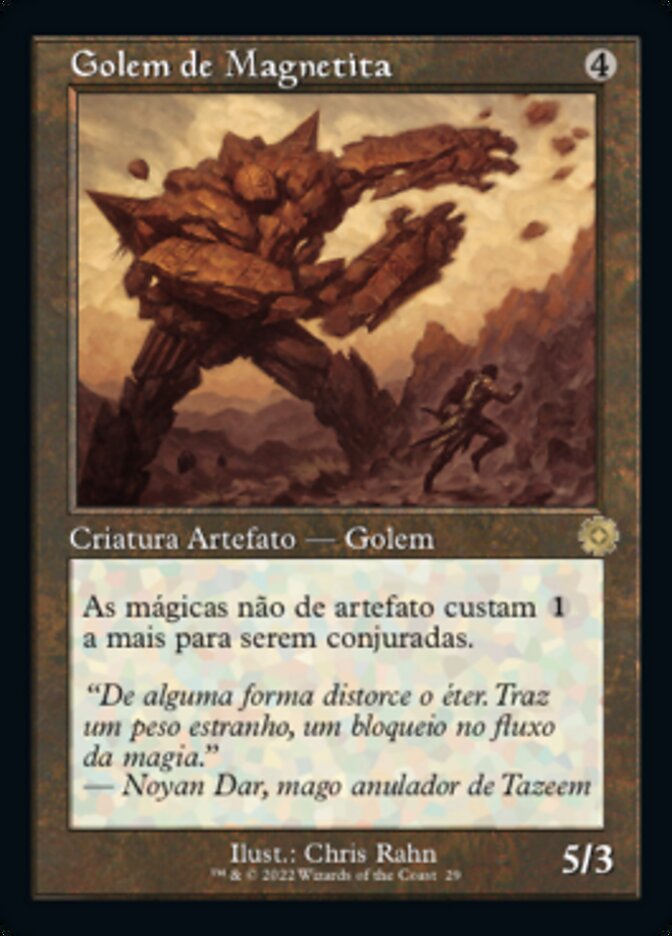 Golem de Magnetita / Lodestone Golem - Magic: The Gathering - MoxLand