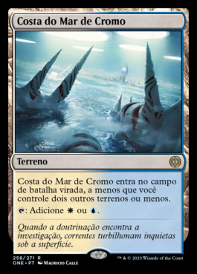 Costa do Mar de Cromo / Seachrome Coast - Magic: The Gathering - MoxLand