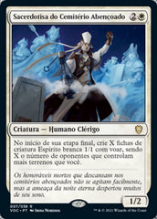 Sacerdotisa do Cemitério Abençoado / Priest of the Blessed Graf - Magic: The Gathering - MoxLand