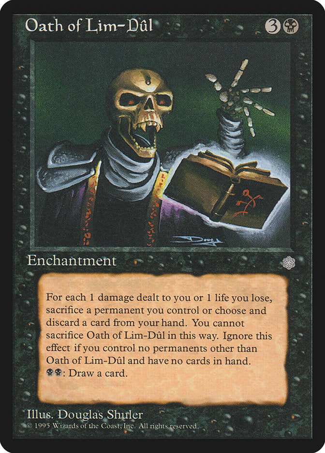 Juramento de Lim-Dûl / Oath of Lim-Dûl - Magic: The Gathering - MoxLand