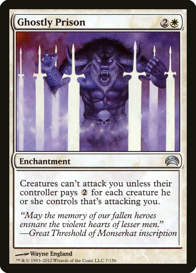 Prisão Fantasmagórica / Ghostly Prison - Magic: The Gathering - MoxLand