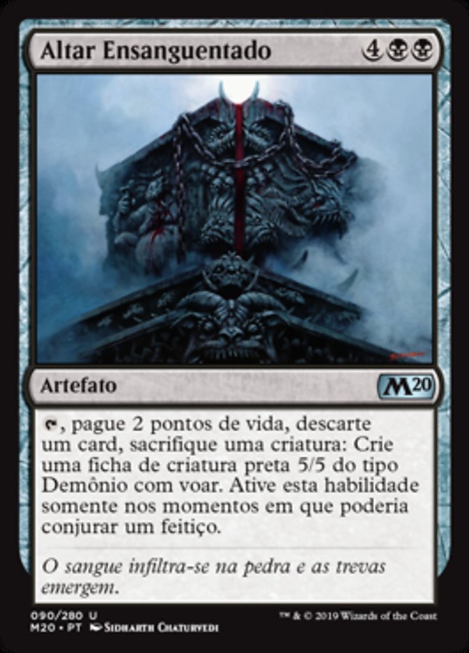 Altar Ensanguentado / Bloodsoaked Altar - Magic: The Gathering - MoxLand