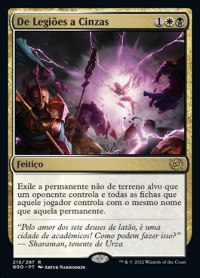 De Legiões a Cinzas / Legions to Ashes - Magic: The Gathering - MoxLand