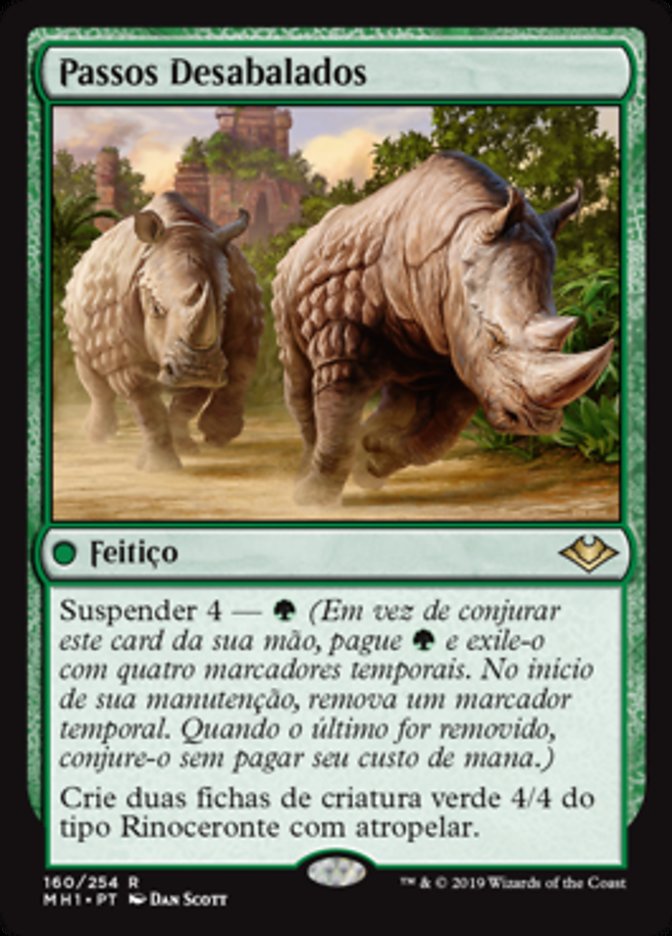 Passos Desabalados / Crashing Footfalls - Magic: The Gathering - MoxLand