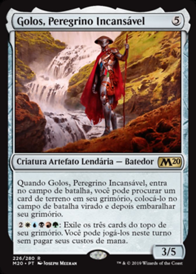 Golos, Peregrino Incansável / Golos, Tireless Pilgrim - Magic: The Gathering - MoxLand