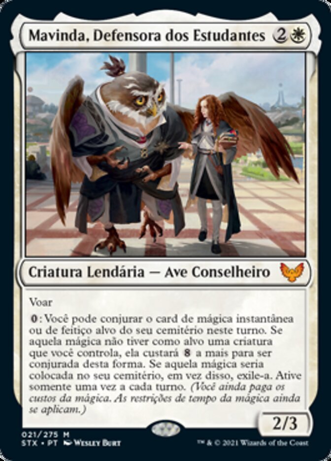 Mavinda, Defensora dos Estudantes / Mavinda, Students' Advocate - Magic: The Gathering - MoxLand