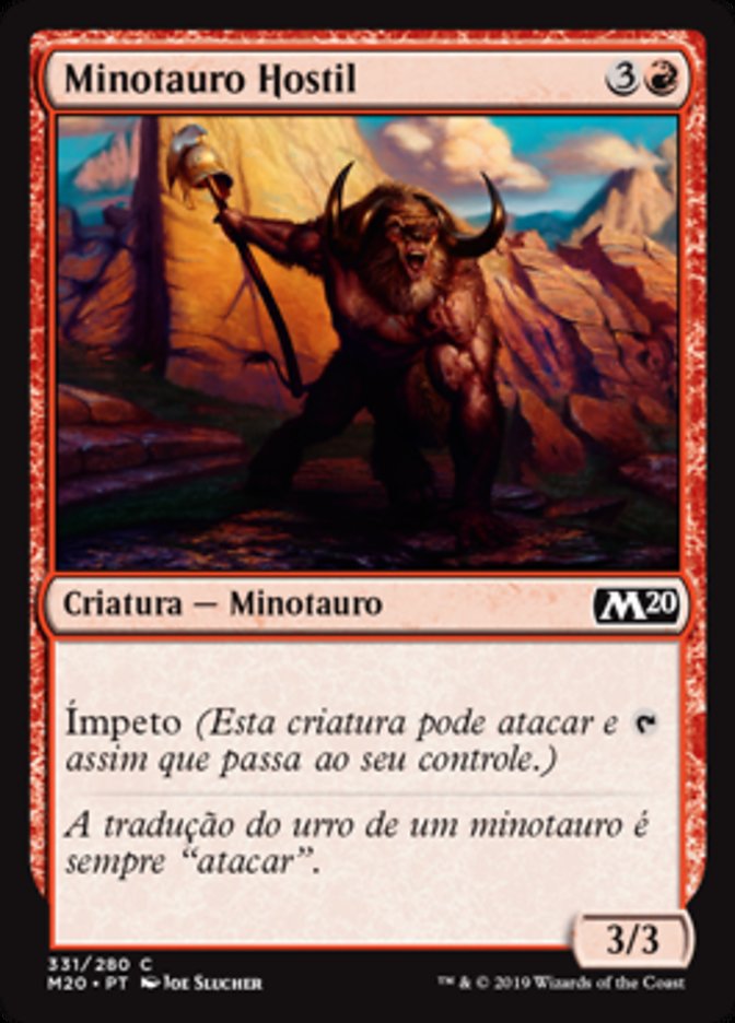 Minotauro Hostil / Hostile Minotaur - Magic: The Gathering - MoxLand