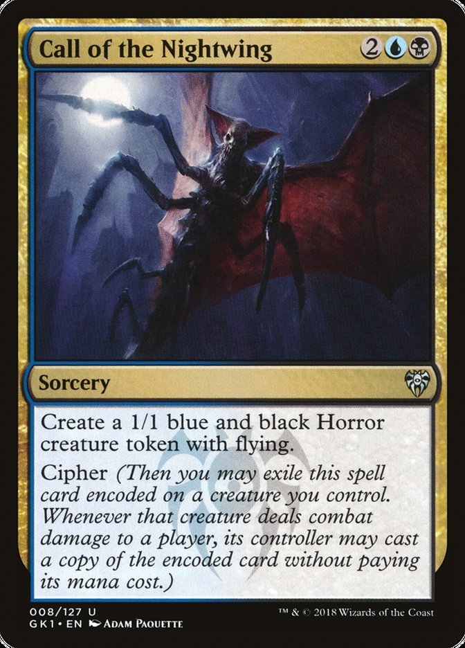 Chamado do Noctóptero / Call of the Nightwing - Magic: The Gathering - MoxLand