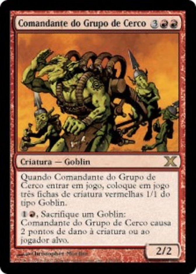 Comandante do Grupo de Cerco / Siege-Gang Commander - Magic: The Gathering - MoxLand