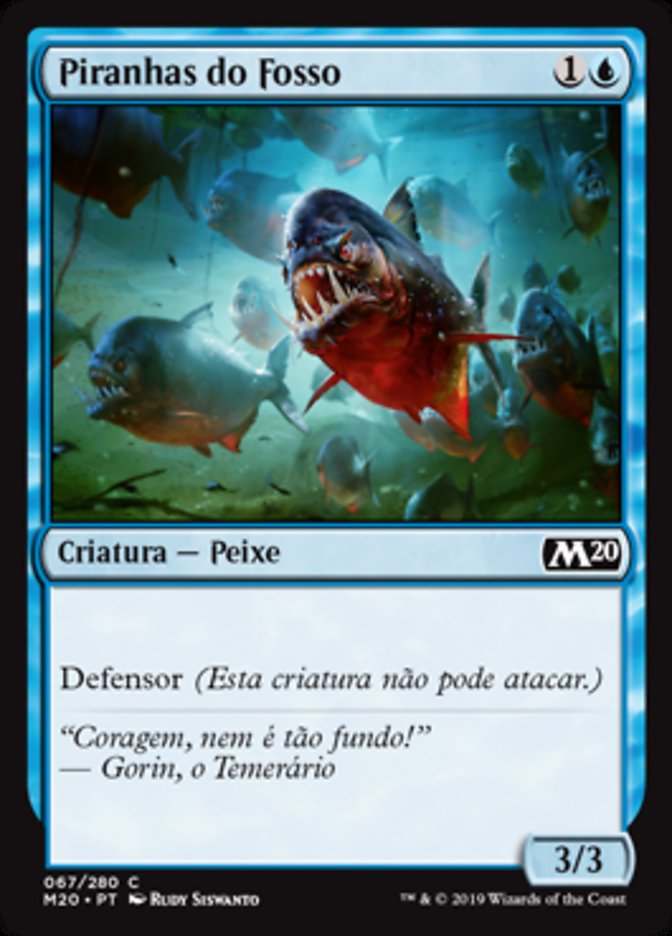 Piranhas do Fosso / Moat Piranhas - Magic: The Gathering - MoxLand