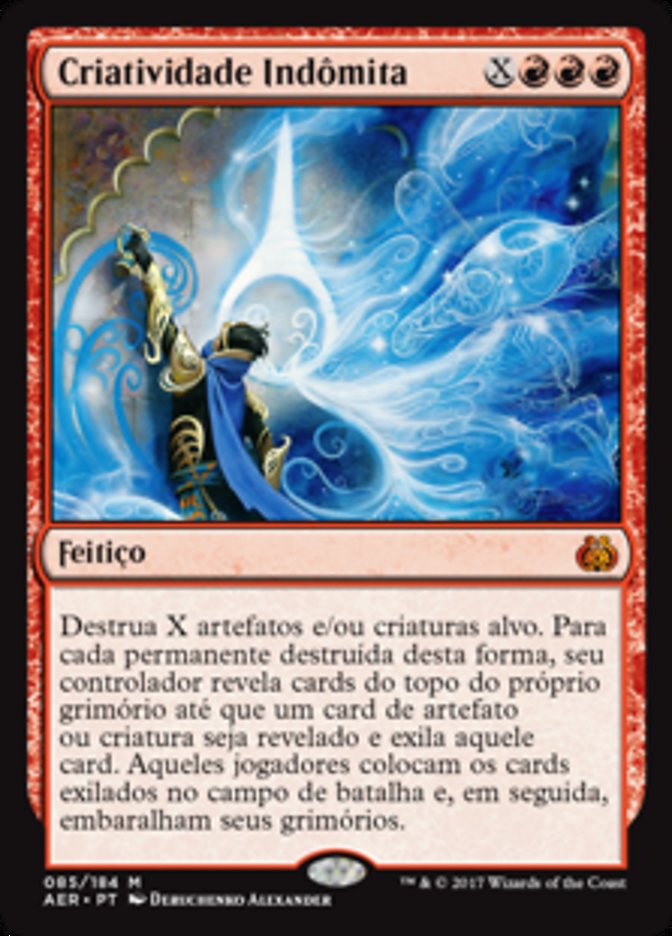 Criatividade Indômita / Indomitable Creativity - Magic: The Gathering - MoxLand