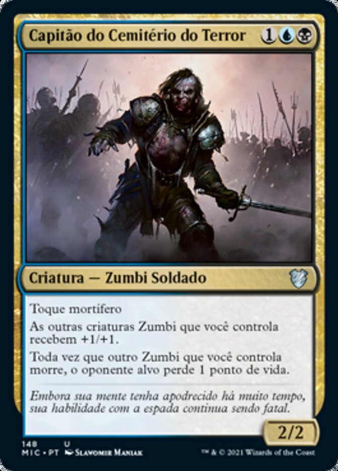 Capitão do Cemitério do Terror / Diregraf Captain - Magic: The Gathering - MoxLand