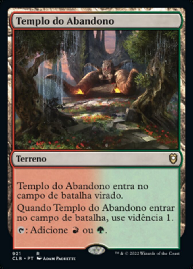 Templo do Abandono / Temple of Abandon - Magic: The Gathering - MoxLand