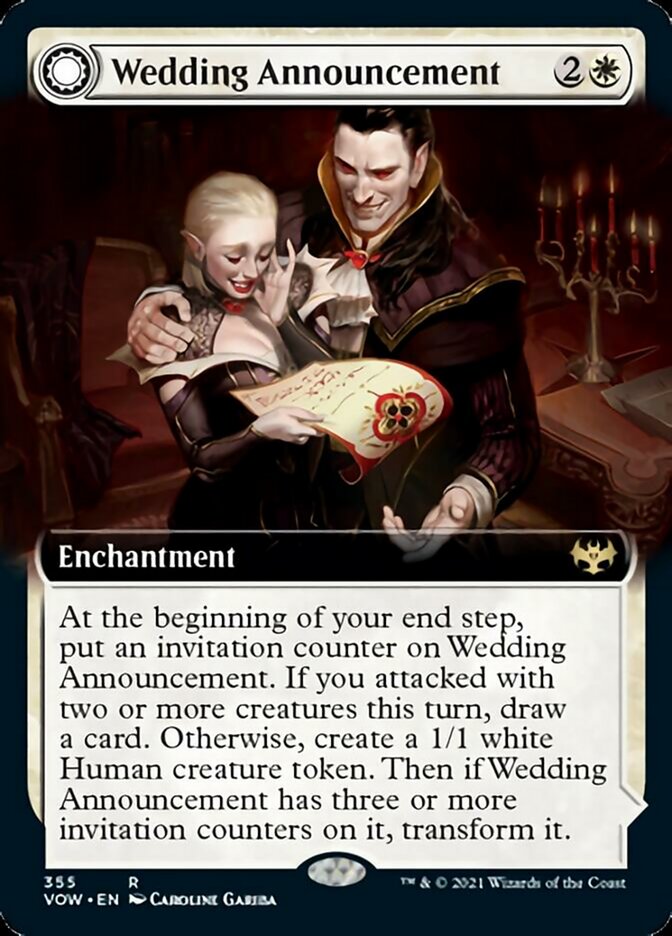 Anúncio de Casamento / Wedding Announcement - Magic: The Gathering - MoxLand