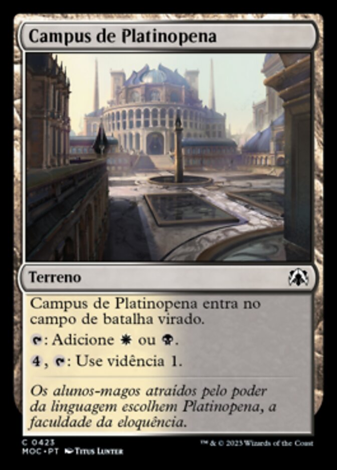 Campus de Platinopena / Silverquill Campus - Magic: The Gathering - MoxLand