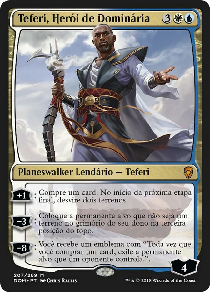 Teferi, Herói de Dominária / Teferi, Hero of Dominaria - Magic: The Gathering - MoxLand