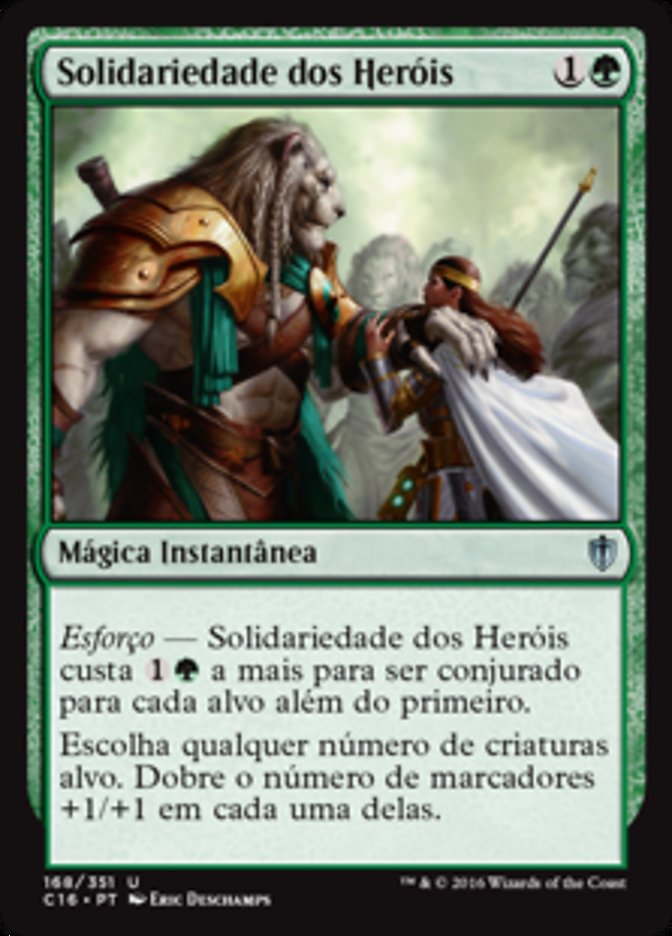 Solidariedade dos Heróis / Solidarity of Heroes - Magic: The Gathering - MoxLand