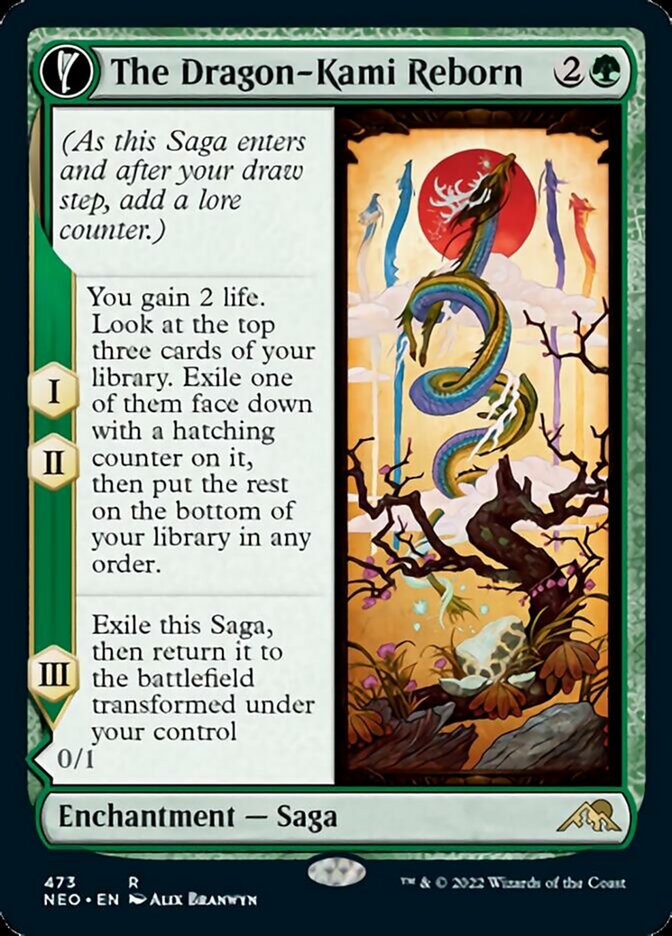 O Kami-dragão Renascido / The Dragon-Kami Reborn - Magic: The Gathering - MoxLand