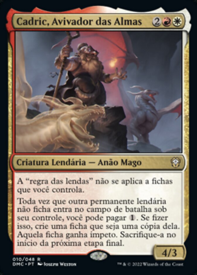 Cadric, Avivador das Almas / Cadric, Soul Kindler - Magic: The Gathering - MoxLand