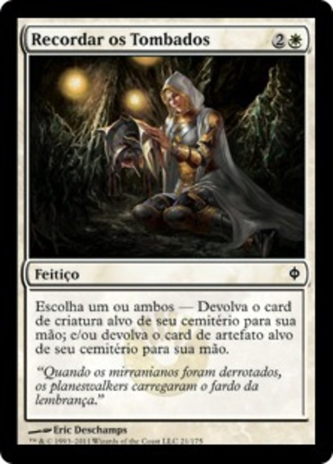 Recordar os Tombados / Remember the Fallen - Magic: The Gathering - MoxLand