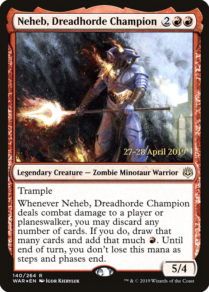 Neheb, Capitão da Horda Medonha / Neheb, Dreadhorde Champion - Magic: The Gathering - MoxLand