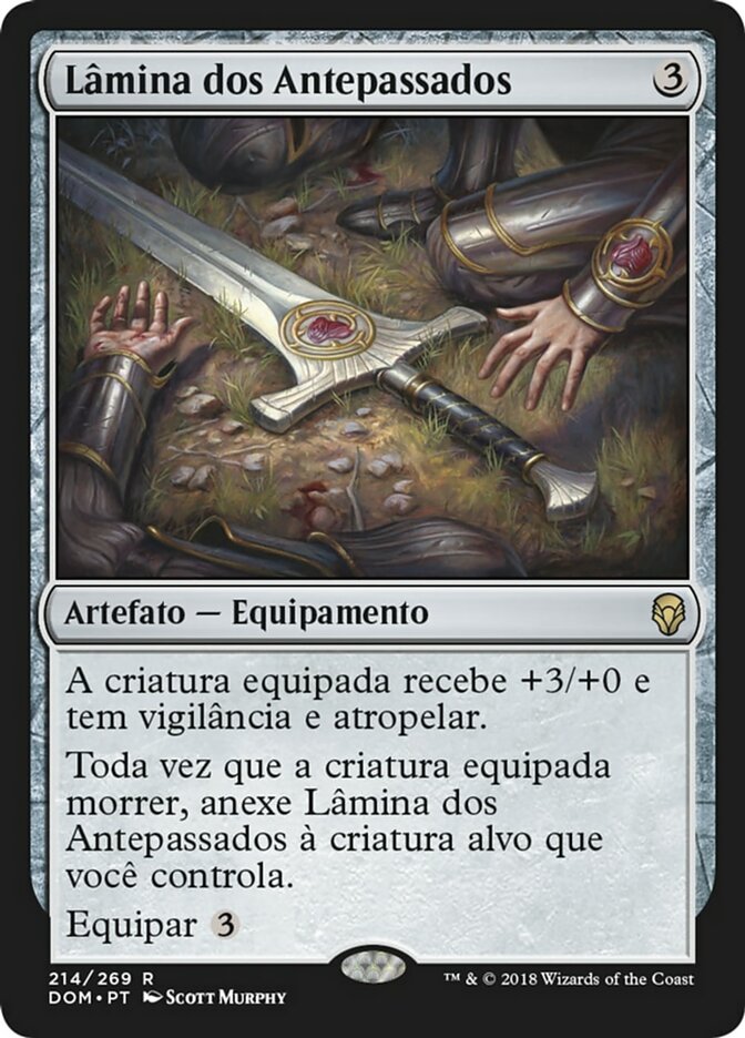 Lâmina dos Antepassados / Forebear's Blade - Magic: The Gathering - MoxLand