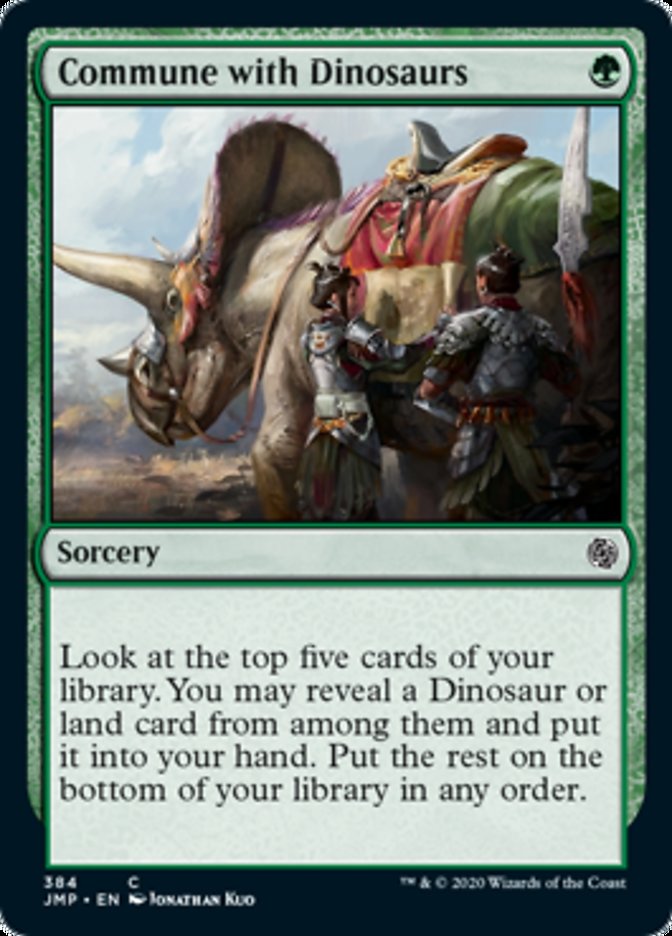 Comungar com os Dinossauros / Commune with Dinosaurs - Magic: The Gathering - MoxLand