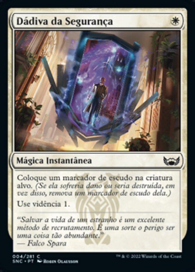 Dádiva da Segurança / Boon of Safety - Magic: The Gathering - MoxLand