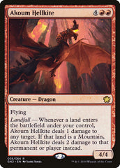 Dragoa Avérnea de Akoum / Akoum Hellkite - Magic: The Gathering - MoxLand