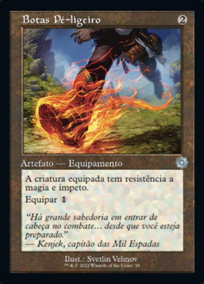 Botas Pé-ligeiro / Swiftfoot Boots - Magic: The Gathering - MoxLand