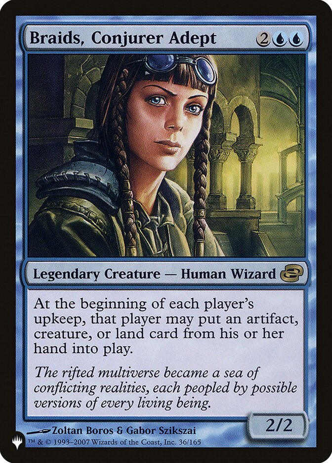 Braids, Adepta da Conjuração / Braids, Conjurer Adept - Magic: The Gathering - MoxLand