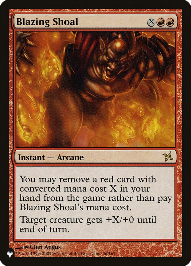 Cardume Flamejante / Blazing Shoal - Magic: The Gathering - MoxLand